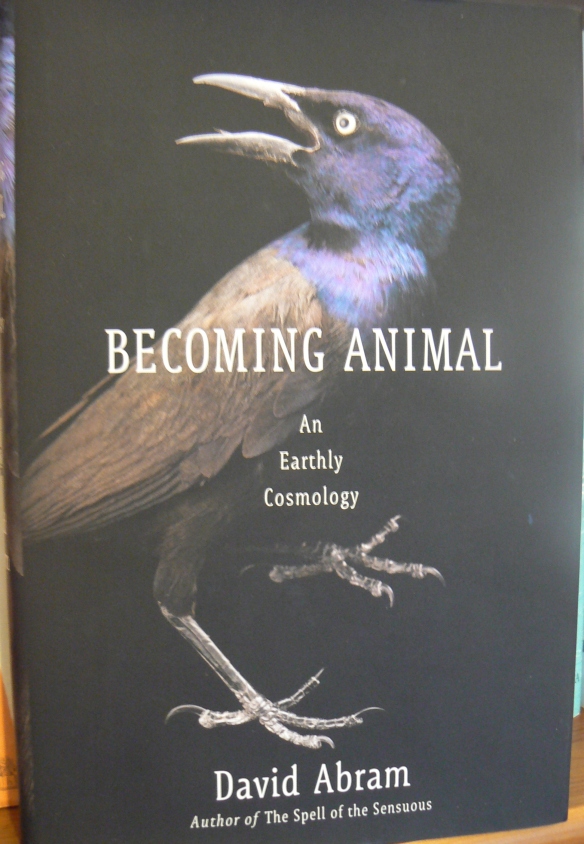 Becoming Animal - An Earthly Cosmology by David Abram (hardback edition - published by Pantheon Books)